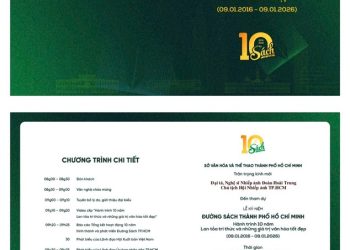 KỶ NIỆM 10 NĂM ĐƯỜNG SÁCH TP HỒ CHÍ MINH